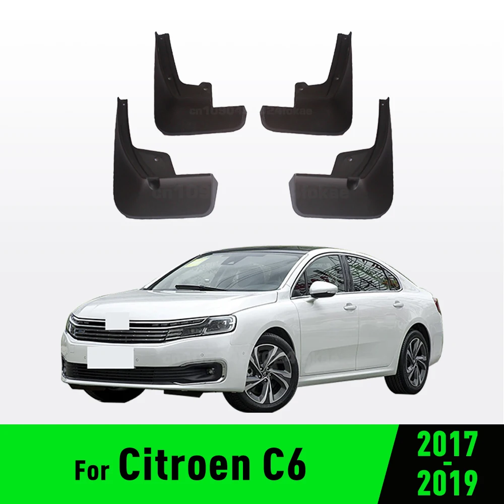 

Mudflaps Splash Guards Mudguards Mud Flaps Fender car Accessories For Citroen C6 2017-2019