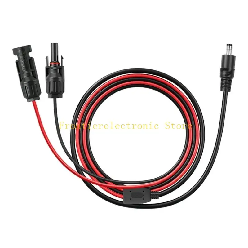 G8DB Solar Panel Adapter Cable DC5521/DC7909 to Male Female Charging Cord for Portability Power Station Setups