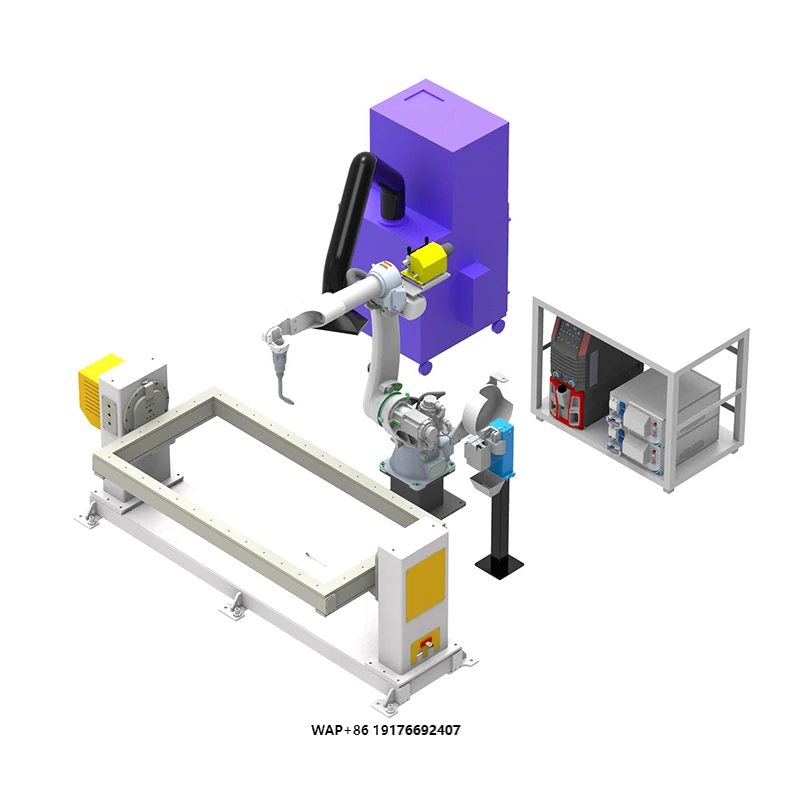6-Axis Articulated Robot Arm With Smart Welding System Industrial Robotic Welding Automation Solution