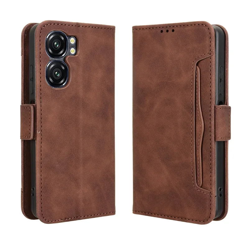 

For Oukitel C58 Pro Case Leather wallet Flip Type Multi-Card Slot Leather Book Design Cover For Oukitel C58 Phone Bags