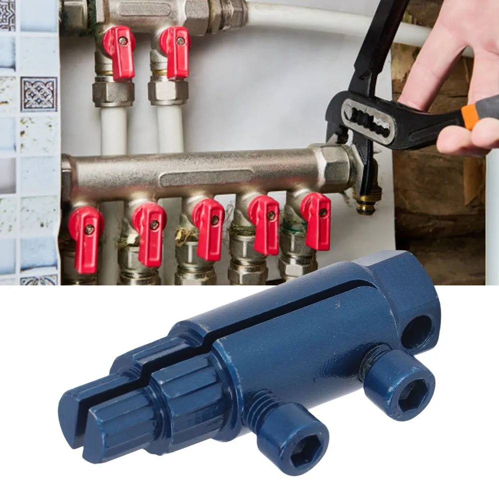 Adjustable Design Broken Pipe Extractor 1/2in 3/4in 1in Stripped Screw Set Thread Extractor Tool Faucet Removal Tool