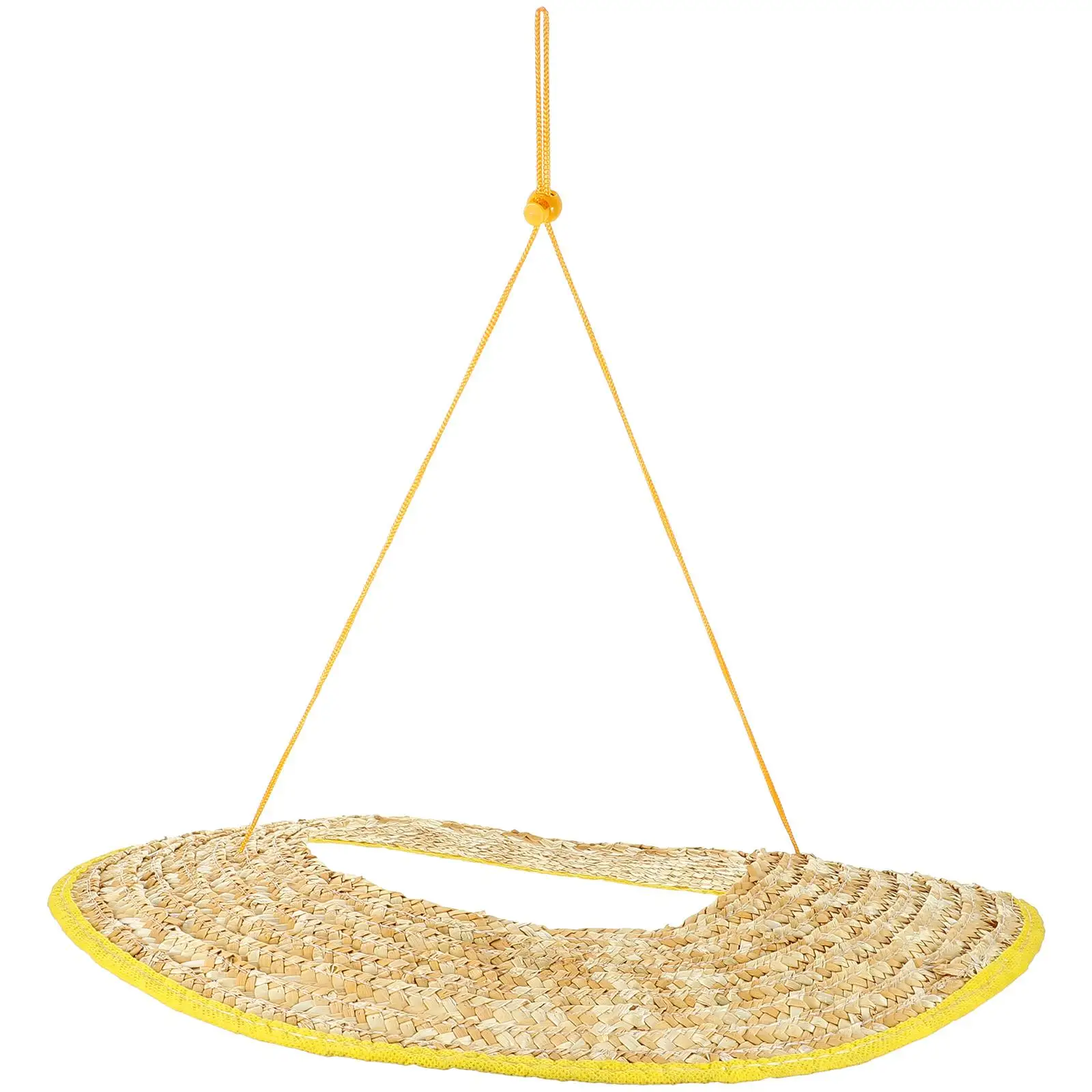 Sunscreen Hat 45cm Wide Brim Straw Lightweight Breathable Gardening Construction Hard Hat Accessory Sunshade Outdoor Worker