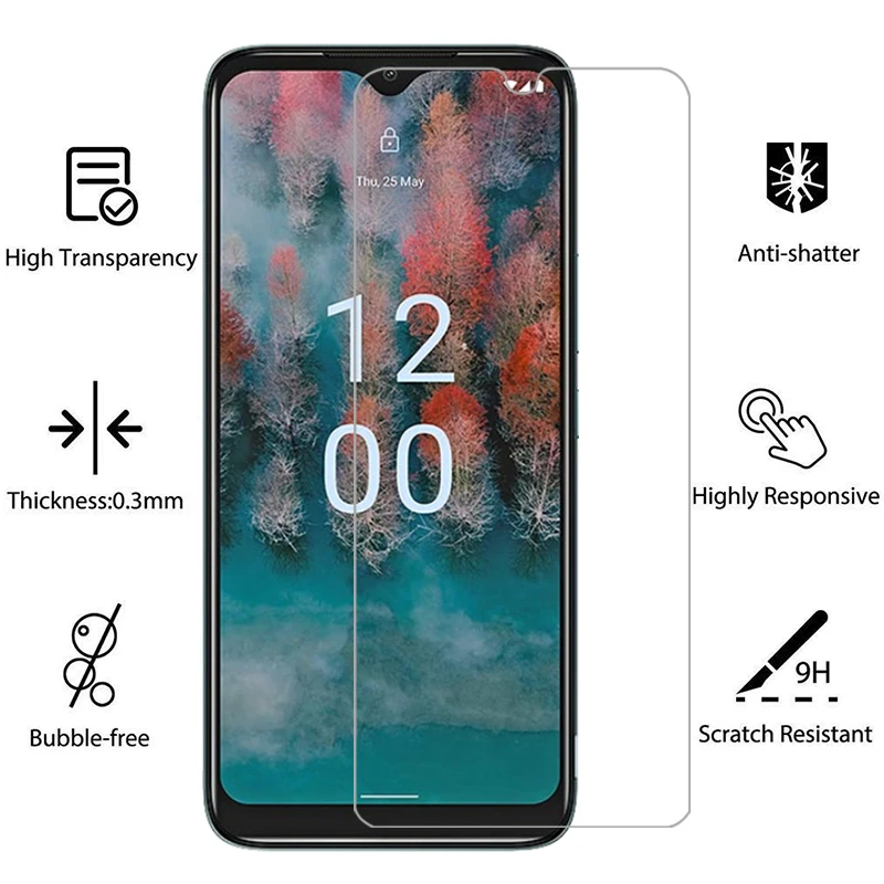 protective tempered glass for nokia c12 pro plus screen protector on nokiac12 c 12 12c c12pro c12plus phone film glas 9h image 4