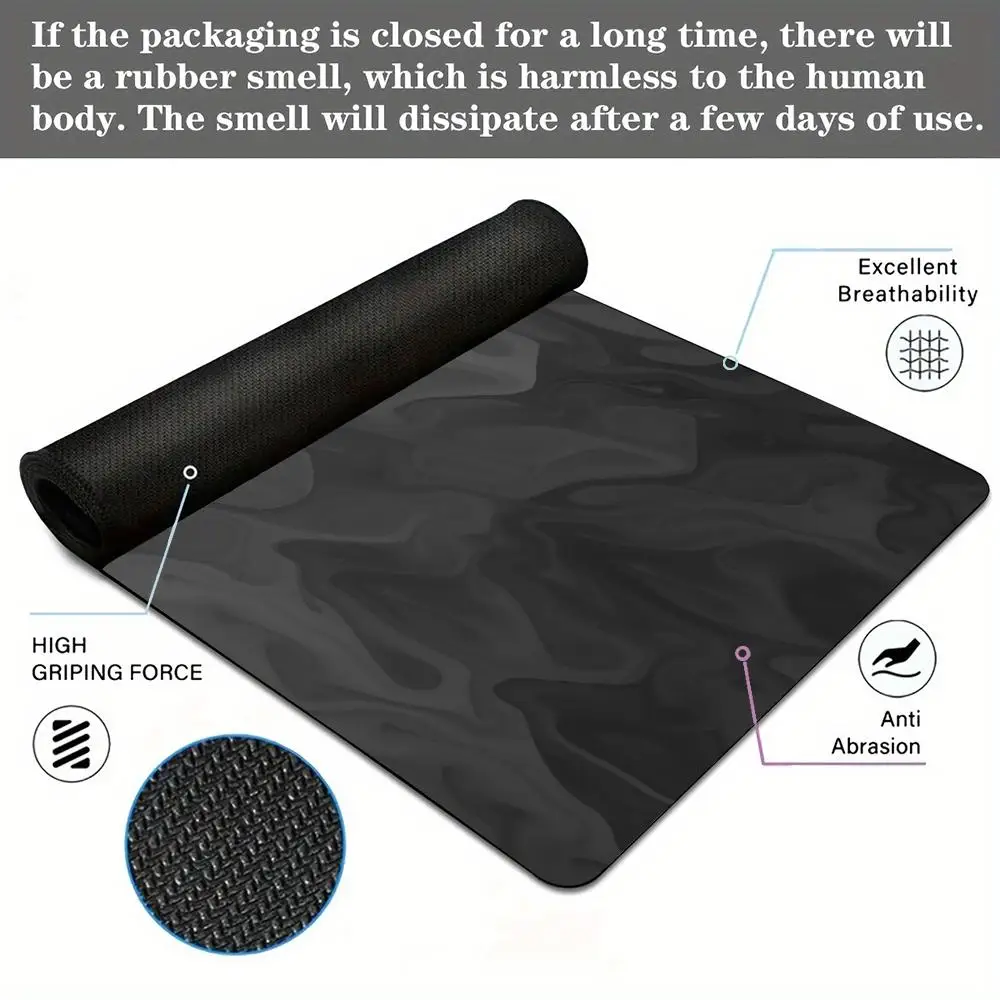 Arte abstrata padrões fluidos mouse pad tapete de mesa tapetes de jogos de borracha antiderrapante durável acessórios para pc teclado mouse pads maus pad