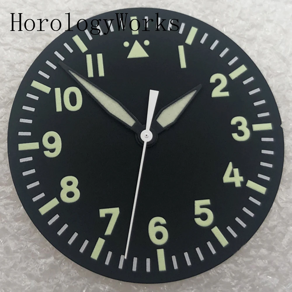 35.5 مللي متر الطلب العقيمة + الأيدي مضيئة صالح Mingzhu2813/3804 Miyota8205/8215/821A ساعة يد تعمل بالحركة أجزاء