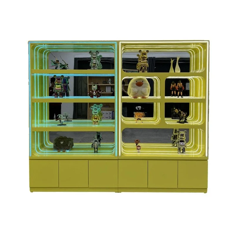 Display cabinet, video game toy animation city figure cabinet, display