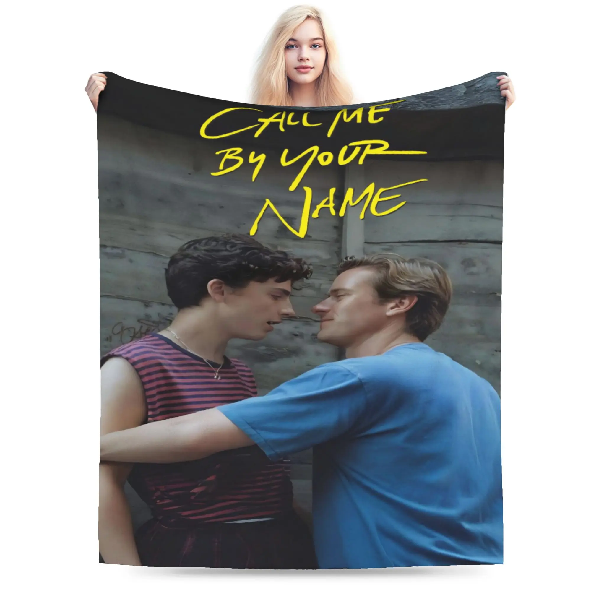 Call Me by Your Name Printed Blanket For Men Women Super Soft Warm  Throw Blankets for Couch 50x60 Inches Multiple Sizes