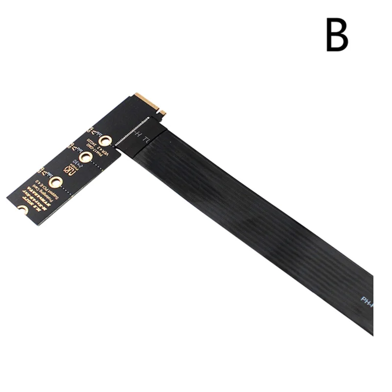 Двойной протокол PCIE4.0 M.2 M Key NVME Удлинительный кабель Riser Card для 2230 2242 2260 2280 M.2 PCI-E / M2 NGFF SATA SSD