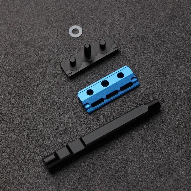 Yaqi preto e azul corachi (versão de alumínio) navalha de segurança de borda única leve comprimento 91mm cerca de 27g ferramenta de barbear