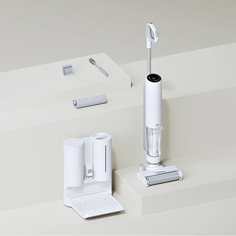 XIAOMI MIJIA Wireless High Temperature Scrubber Smart Vacuum Cleaner Auto Self Cleaning Household Washing Mopping Floor Machines