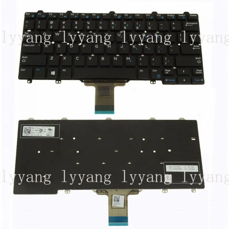 f  MJ8HY FOR DELL Latitude E5270 E7270 Laptop Keyboard without Backlit