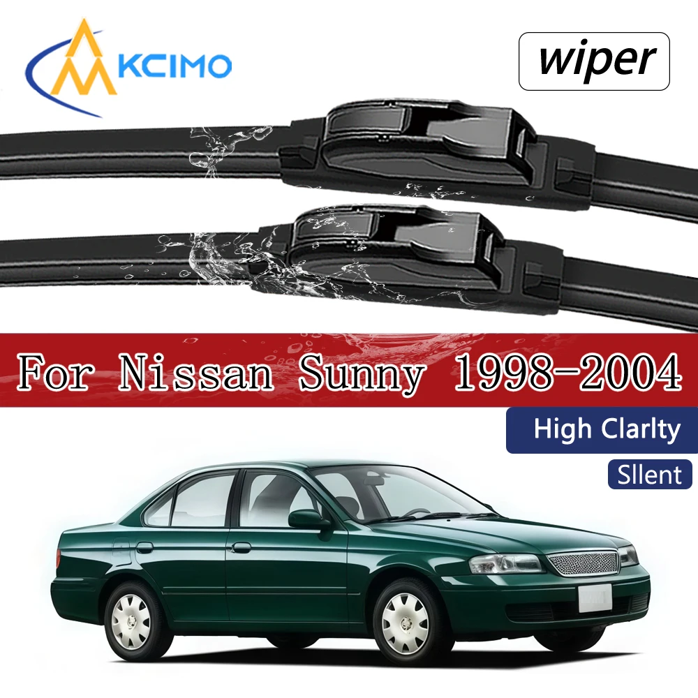 

Exact Fit Front Windshield Wiper Blade Pair For Nissan Sunny B15 1998-2004 Driver & Passenger Side Guaranteed Fit