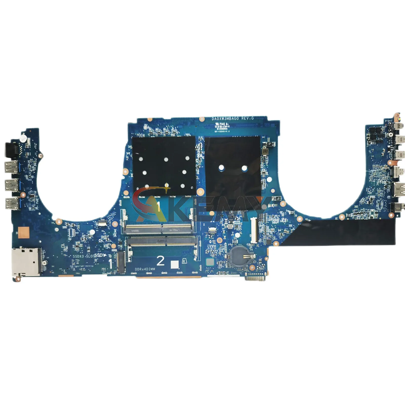 DA0XW3MBAG0 ل HP ZBook 17 G5 اللوحة الأم للكمبيوتر المحمول مع i5 i7 CPU DDR4 L28461-001 L28461-601 100% تم اختبارها بالكامل