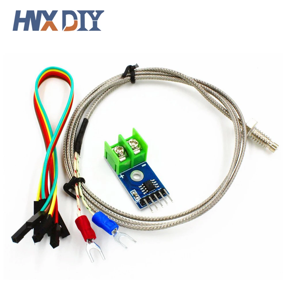 Picture 4: 5sets DC 5V MAX6675 Module + K Type Thermocouple Temperature Sensor M6 for Arduino Raspberry Pi