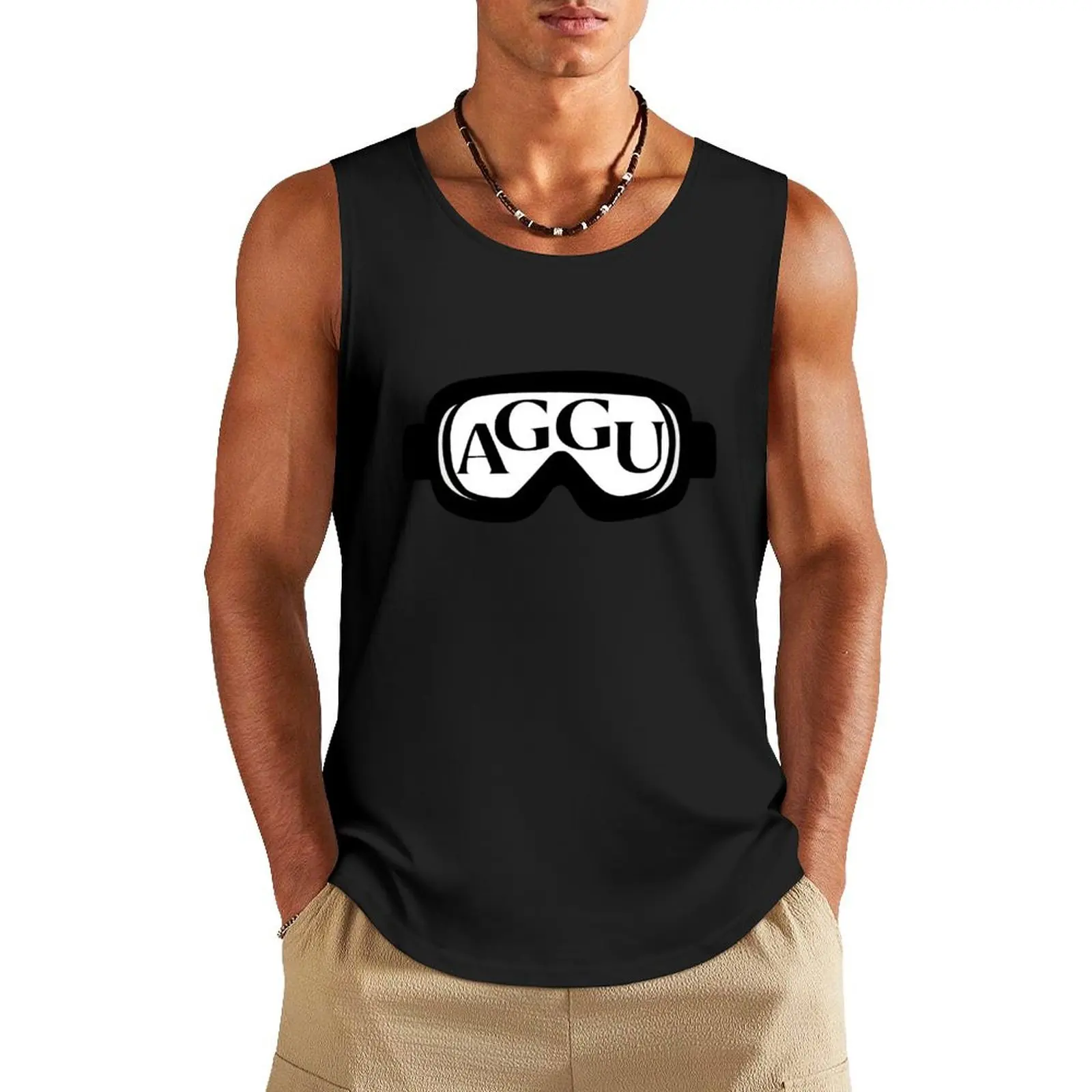 

Ski aggu goggles Tank Top Bodybuilding shirt t-shirts man