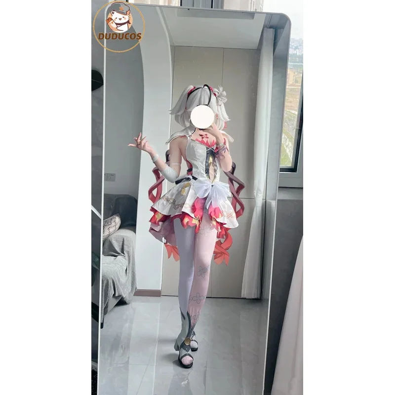 

DUDU R Camellya Cosplay Costume Game Wuthering Waves Chun Sweet Uniform Dress Full Set with Prop Halloween Party Role Play Cloth