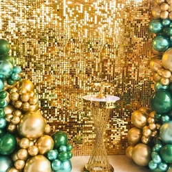 Gold Sliver Glitter Rain Curtain Party Background Foil Sequin Shimmer Wall Backdrop New Year 2023 Birthday Wedding Party Decor