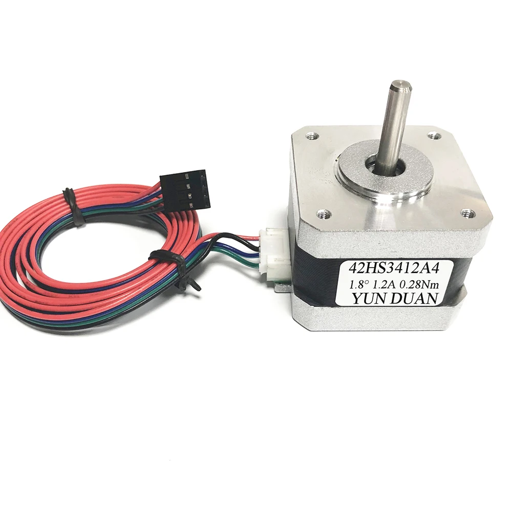 Nema17 Stepper Motors 42mm Flange 28N.cm 4 Lead 1.2A 2 Phase Stepper Motor Nema 17 for 3D Printer Engraver Machine CNC Kit