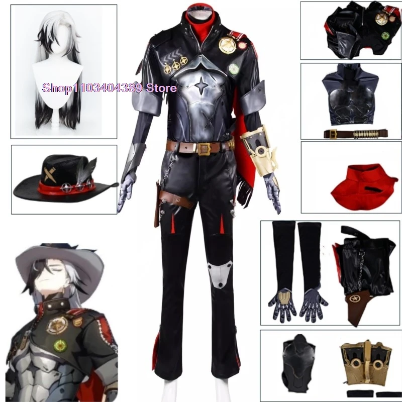 Galaxy Ranger Boothill Cosplay Costume Game Honkai Star Rail Gunner Role Play Cowboy Uniform Carnival Party Outfit For Men Women