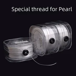 Special Pearl Necklace Diy Jewelry Accessories White Thread Handmade Bead Bracelet Thread Wear-resistant Fine