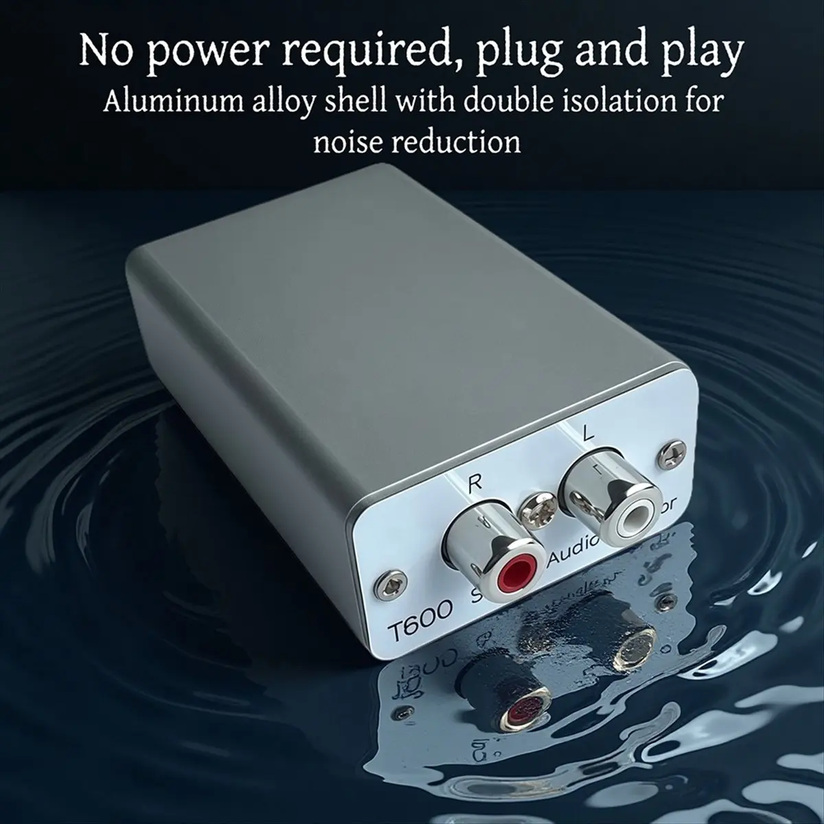 A49T Passive Audio Noise Isolator for Audio Noise Isolation Noise Reduction and Isolation of Audio Line Noise Signas