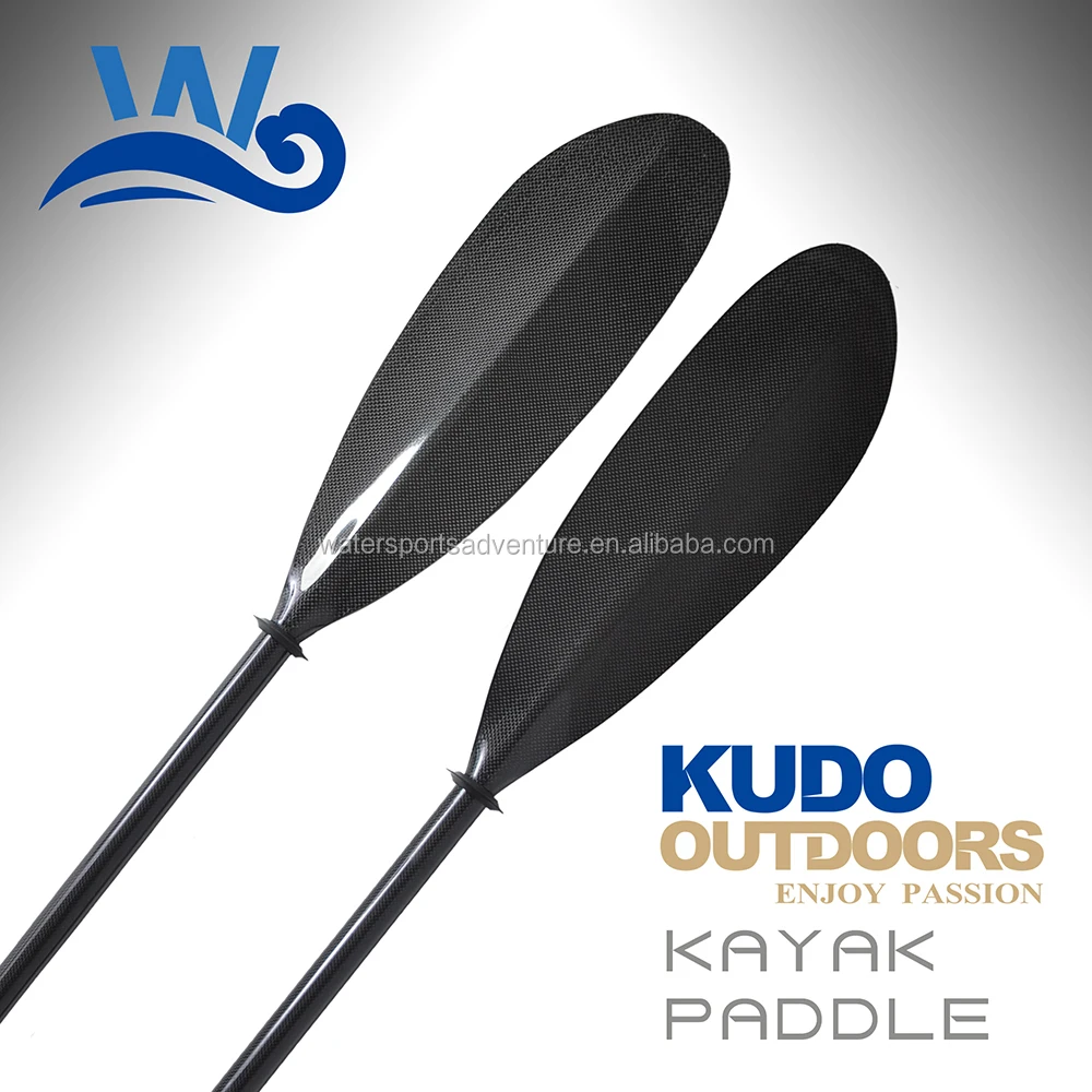 Carbon Fiber Kayak Paddle 4-pieces Adjustable Wing Kayak Paddles