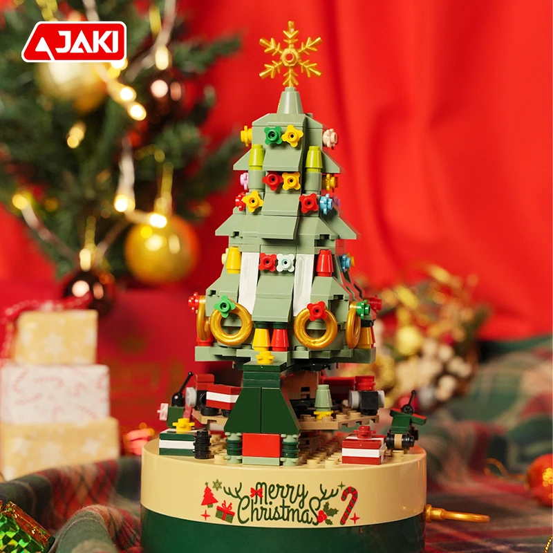 

Building Blocks Colorful Christmas Tree One Piece Toys