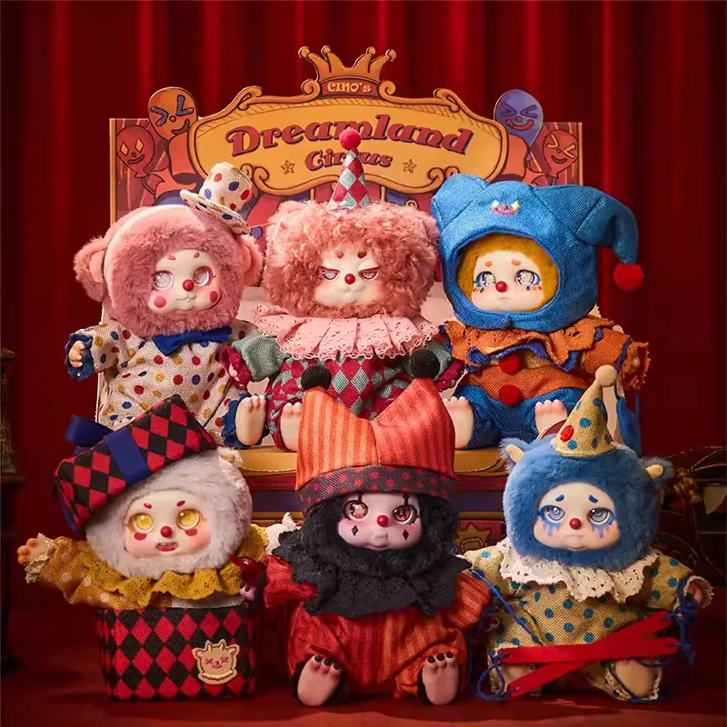 

Подлинная Dreamland Circus Series Cino, плюшевая слепая коробка, милая аниме-фигурка, кавайные плюшевые игрушки, украшение для кукольной комнаты, настольное украшение, подарок для ребенка