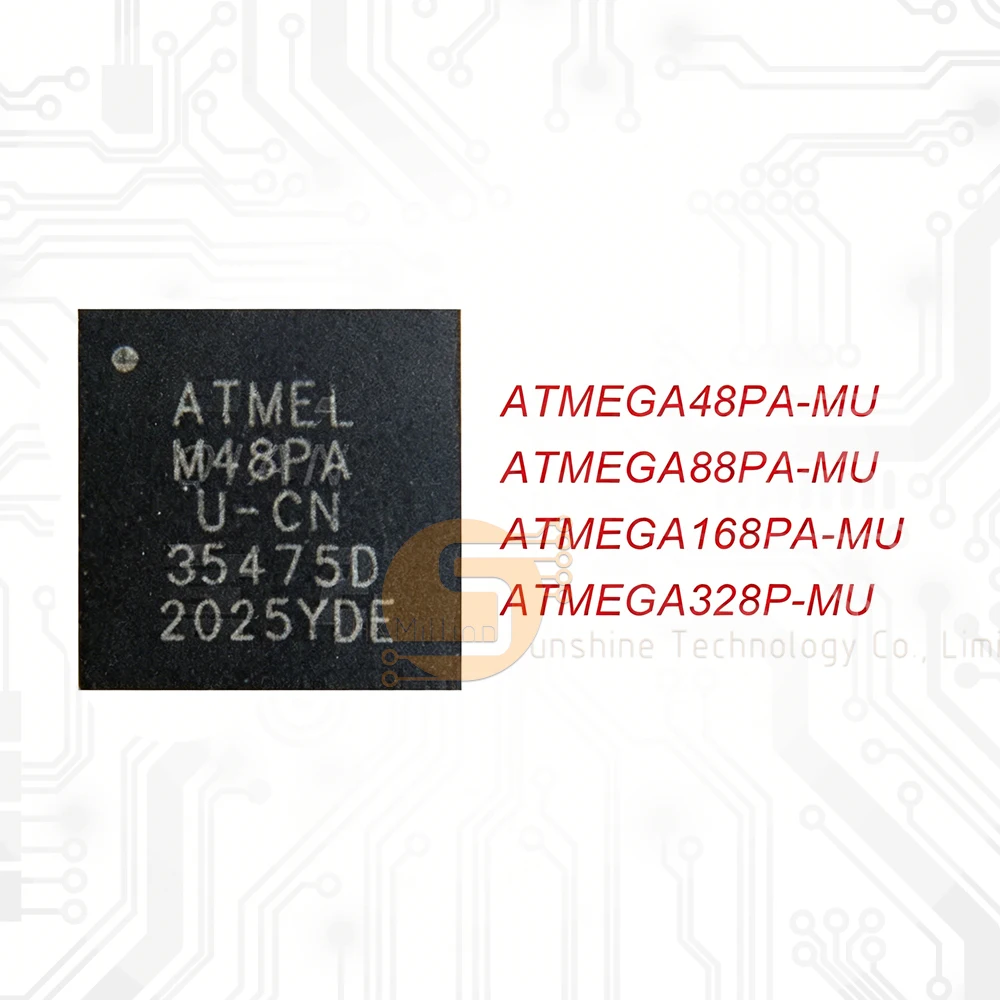 10pcs ATMEGA48 88 168PA-MU 328P-MU QFN32