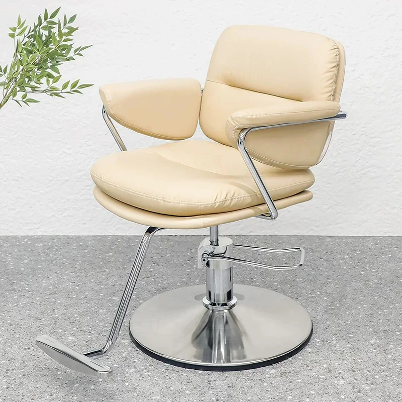 Light luxury high-end barber shop chair perm and dyeing seat hair salon special fashion chair