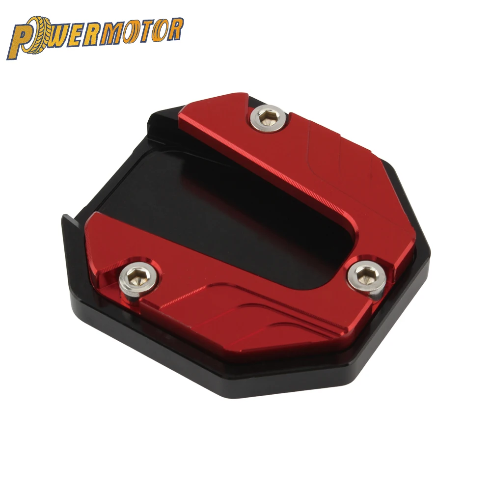 Motorcycle Enlarged Base Kickstand Extender Foot Side Stand Extension Pad Support Plate Anti-skid Universal Scooter