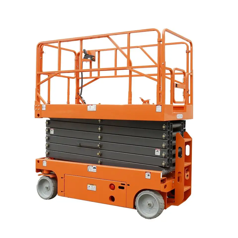 Factory Automatic 6-14M Factory Small Elevator Lift 350kg 500kg 800kg Aerial Scissor Type Hydraulic Stage Lift With MSDS