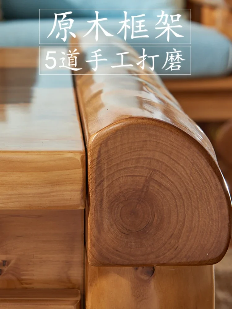 Room Coffee Table Tea Table Solid Wood Small Tea Table Environmental Protection Bed & Breakfast Furniture with Drawer Storage