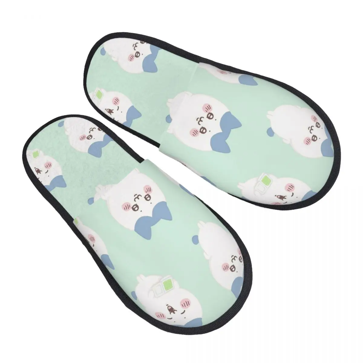 

Изготовленные на заказ домашние тапочки из мягкой пены с эффектом памяти Chiikawa, женские удобные теплые нескользящие тапочки на подошве