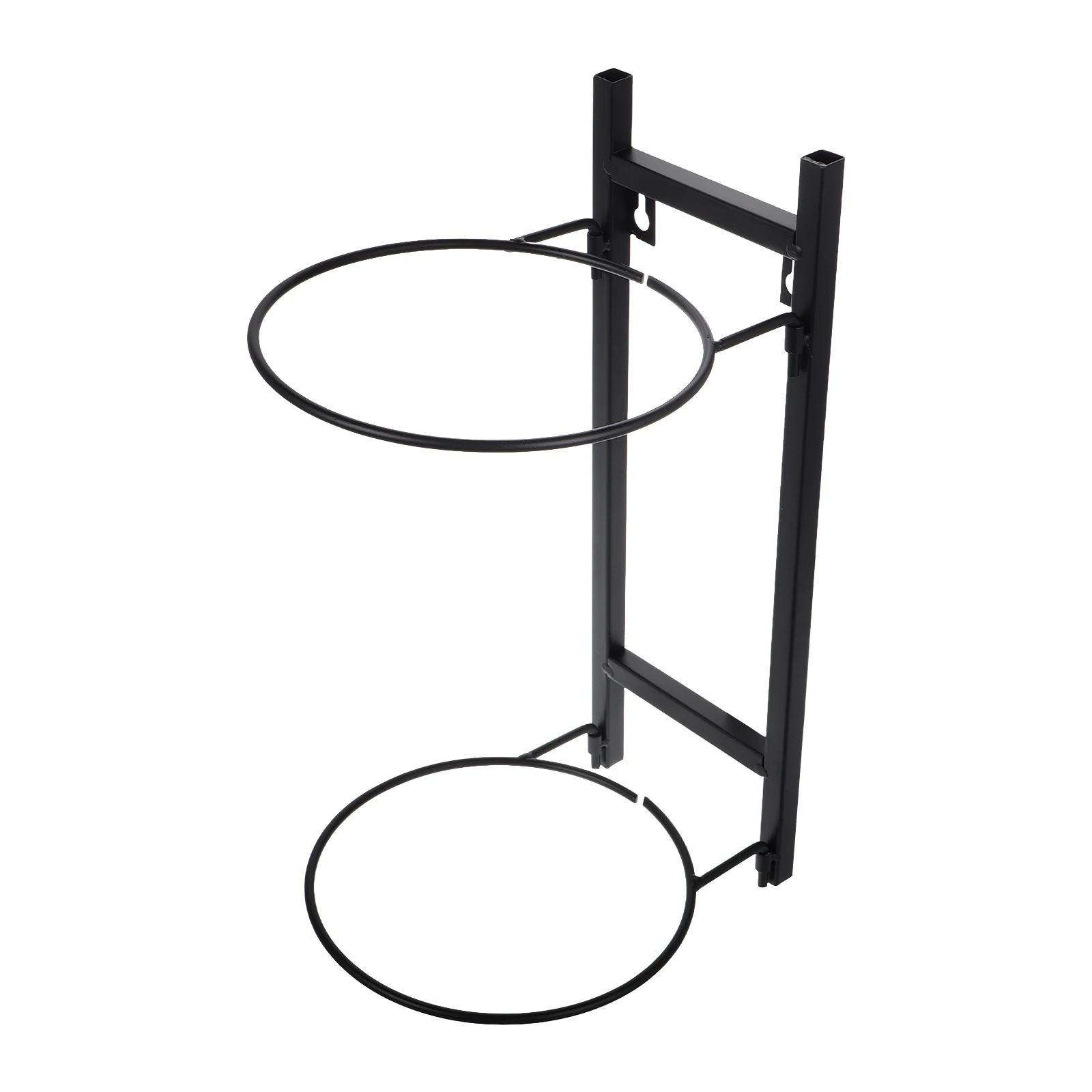 1 ชิ้นติดผนัง Rack ฟุตบอลผู้ถือบาสเกตบอลไม่มีเจาะประหยัดพื้นที่ ganizer การออกกําลังกายเก็บกรอบสําหรับโรงรถผนัง