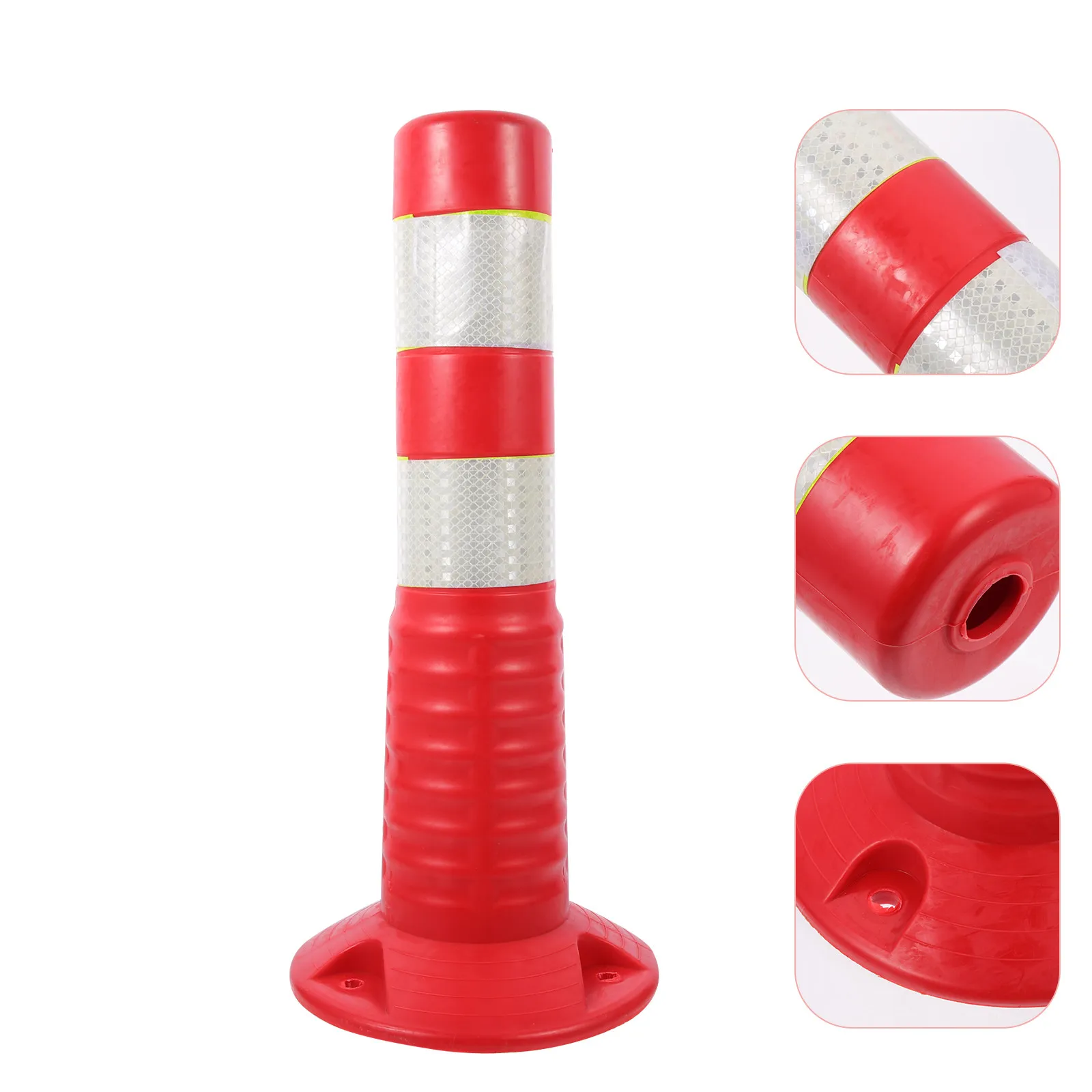 

Heavy Duty Warning Column Impact Resistant Safety Barrier Pile Reflective Traffic Facility for Road Construction and Pedestrian