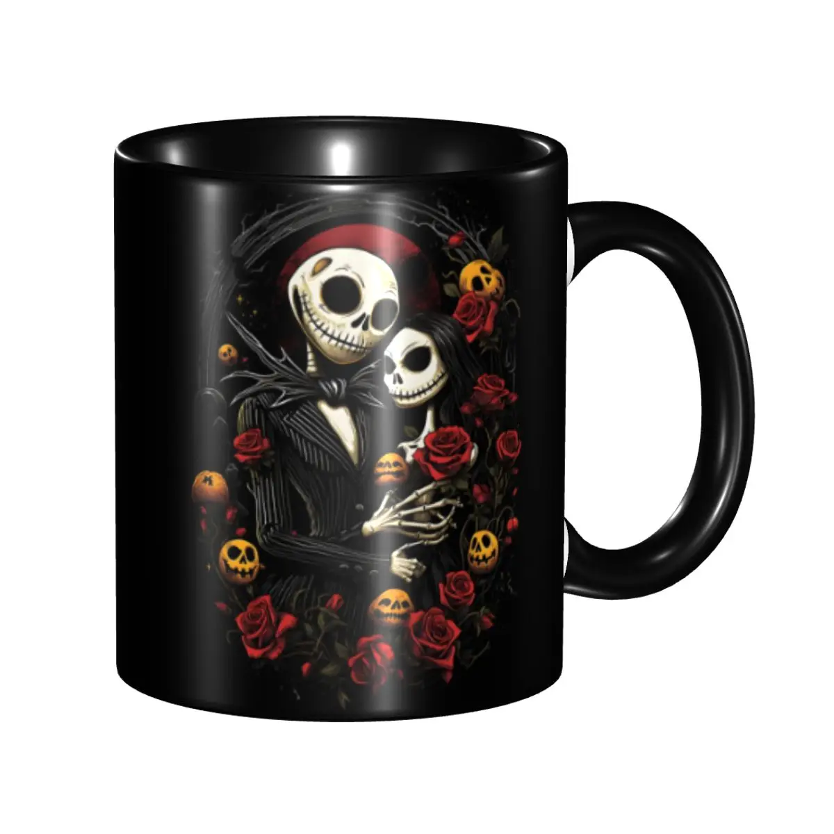 

Personalized DIY The Nightmare Before Christmas Ceramic Mug Movie Jack Skellington Coffee Cups Creative Gift