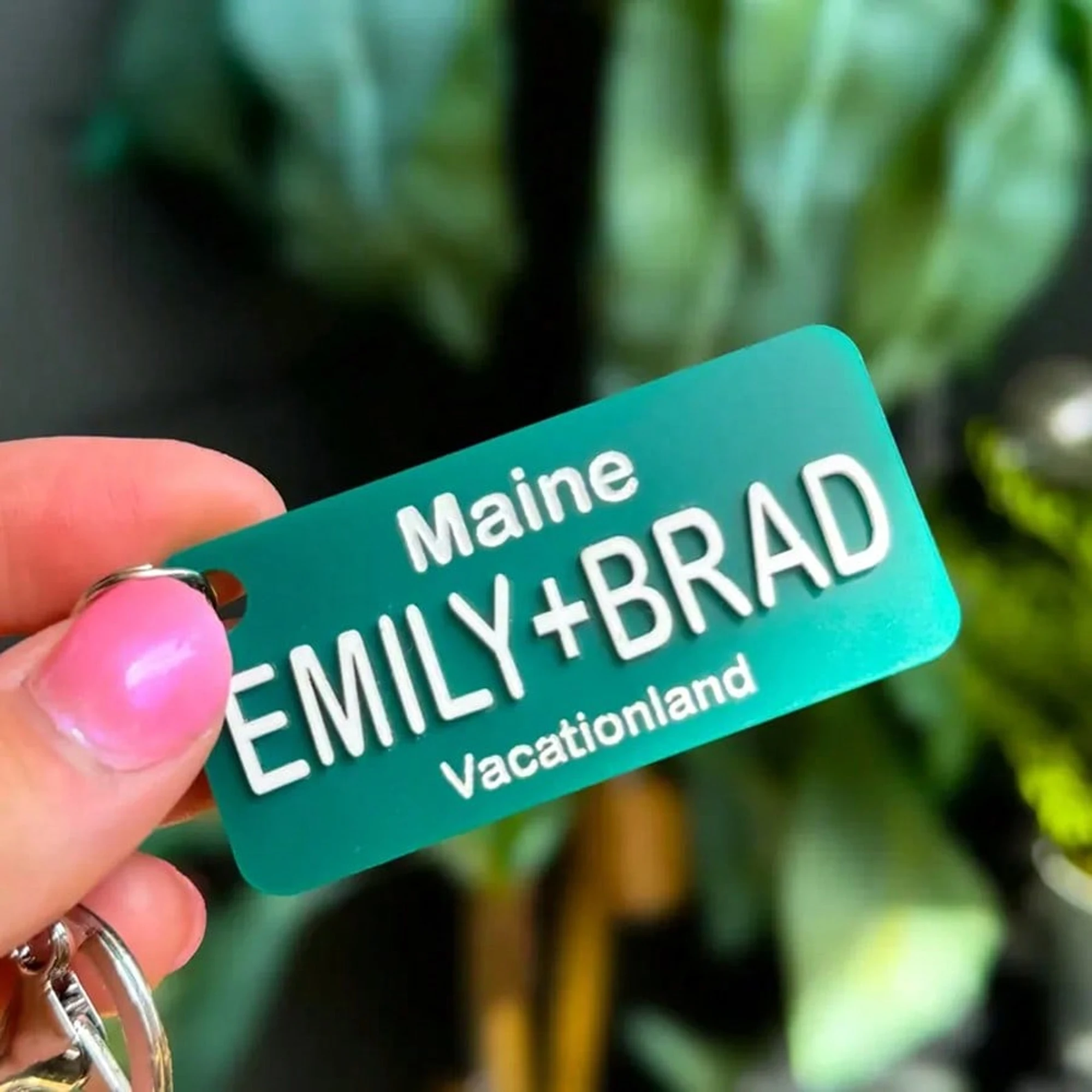 Custom Name Car Keychain, Personalized Gift for Drivers