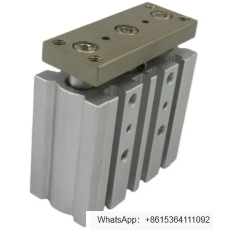 Three-rod guide rod cylinder MGPM12-250Z  low-profile three-shaft cylinder