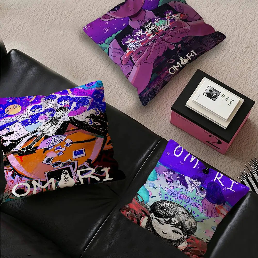 Classic Hot Horror Game Omori Personalized Pillow Dust Cover Bedroom Kids Party Decoration Pillowcase Birthday Children Gift