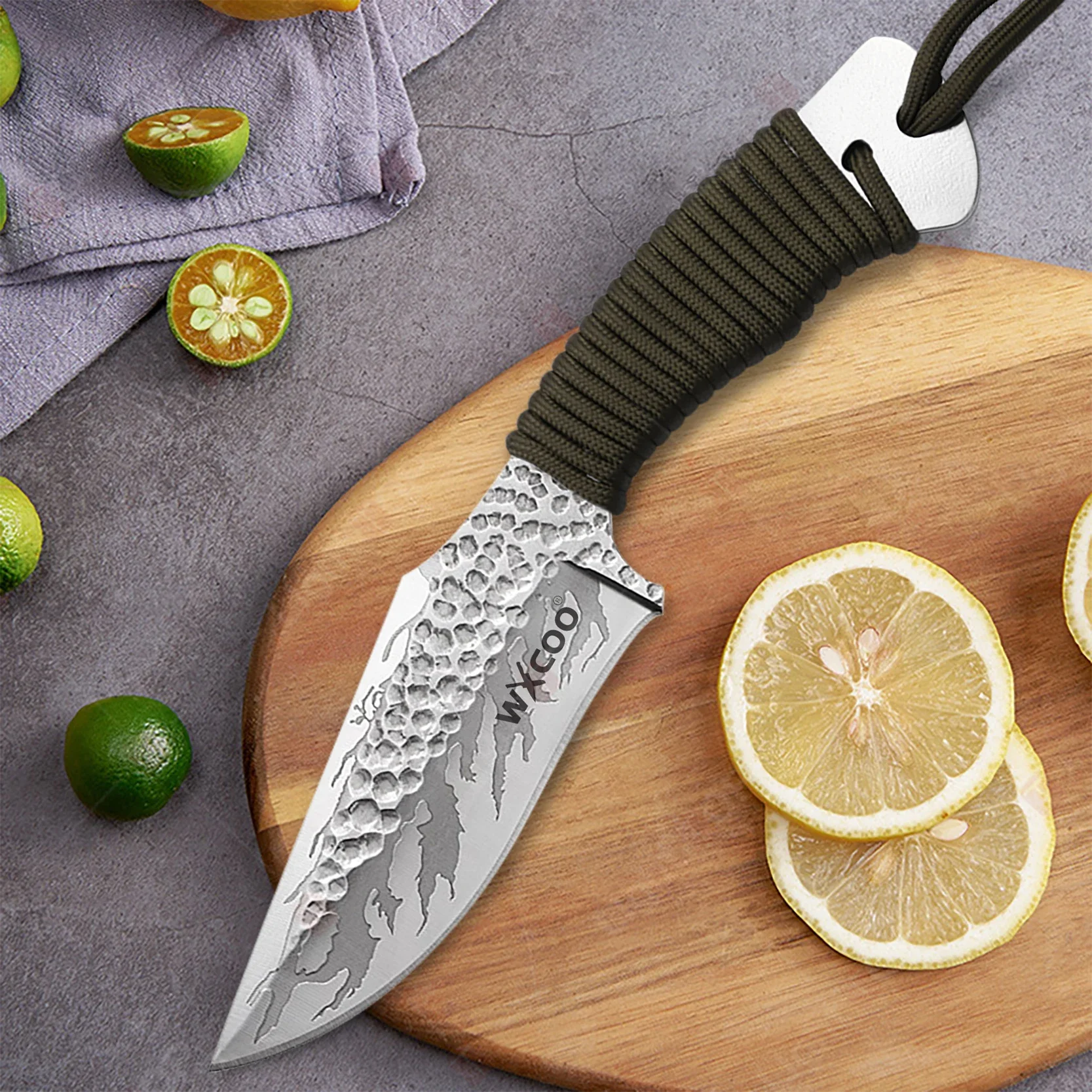 WXCOO Butcher Knives Stainless Steel Kitchen Barbecue Knife Hand Forged Boning Cleaver Slicing Fish Fillet Cooking Accessories