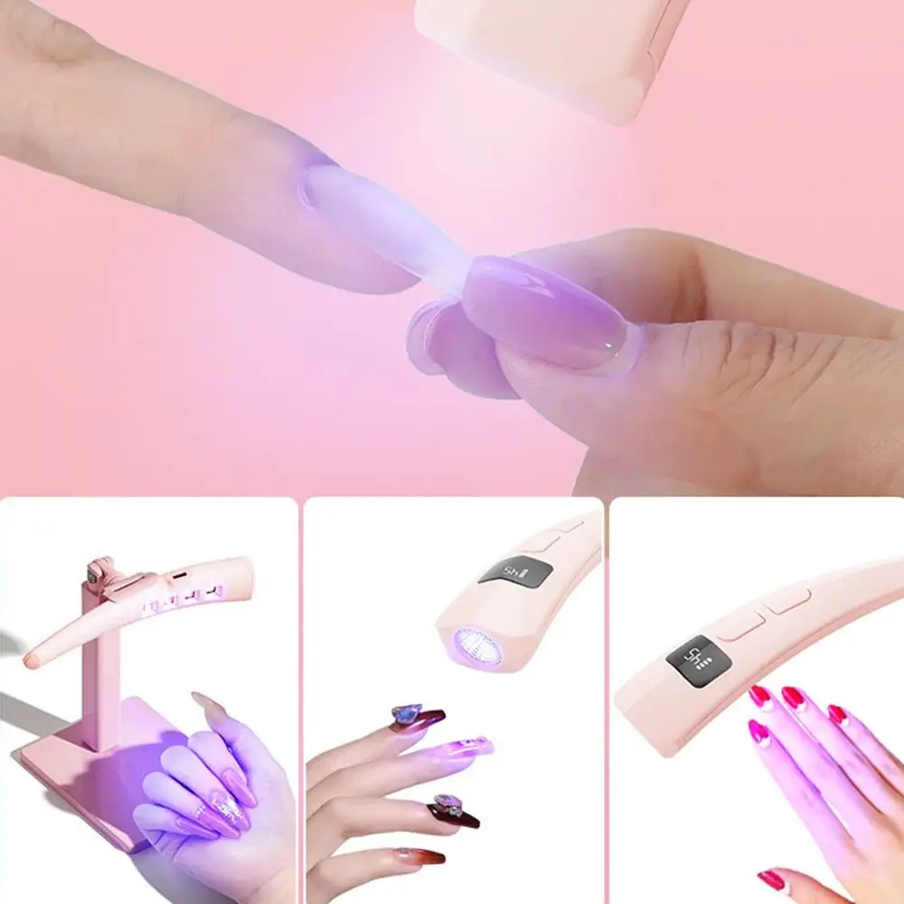 Vielseitiger, schnell trocknender Nageltrockner, Licht, 2 Modi, tragbares Mini-UV-Härtungslicht, USB-Hand-Gel-Nagellack-Trockner, DIY-Nagelgel