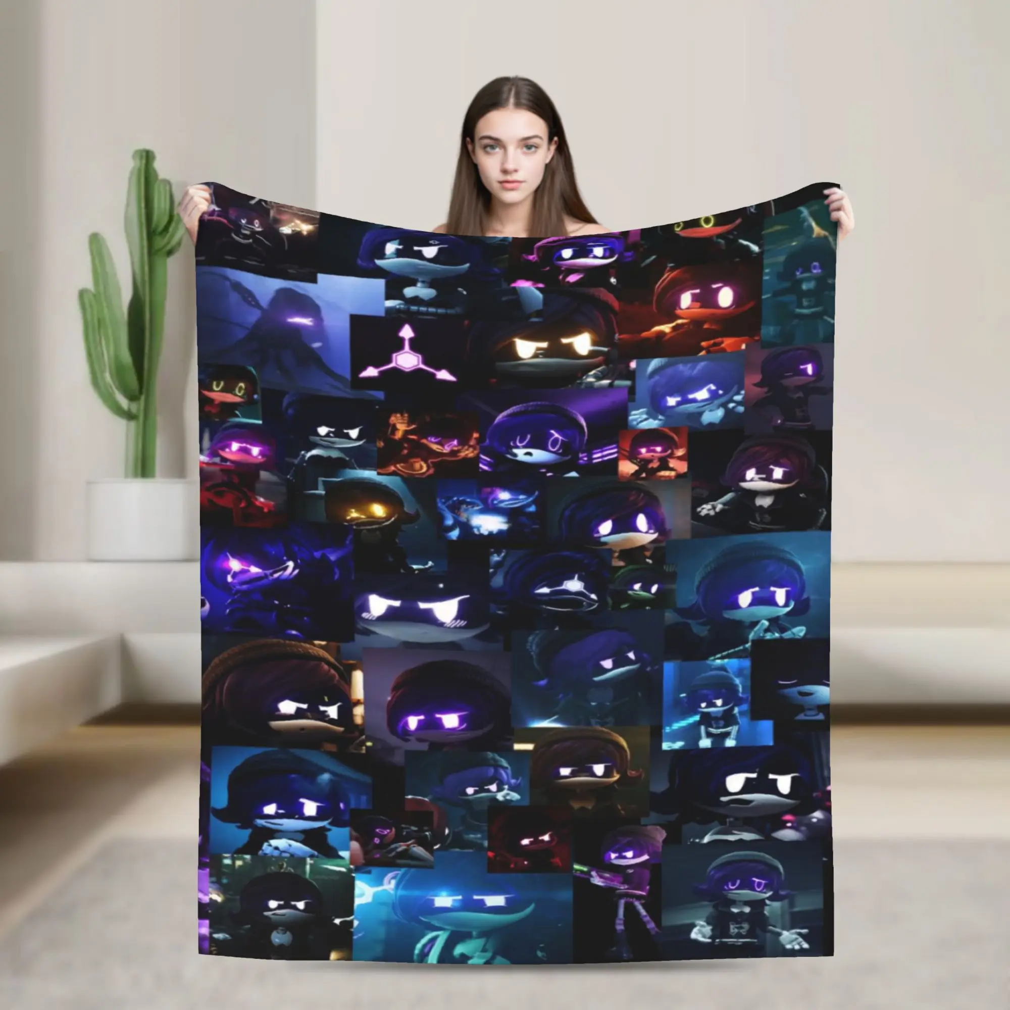 Uzi Murder Drones  Printed Blanket For Men Women Super Soft Warm  Throw Blankets for Living Room 50x60 Inches Multi-size