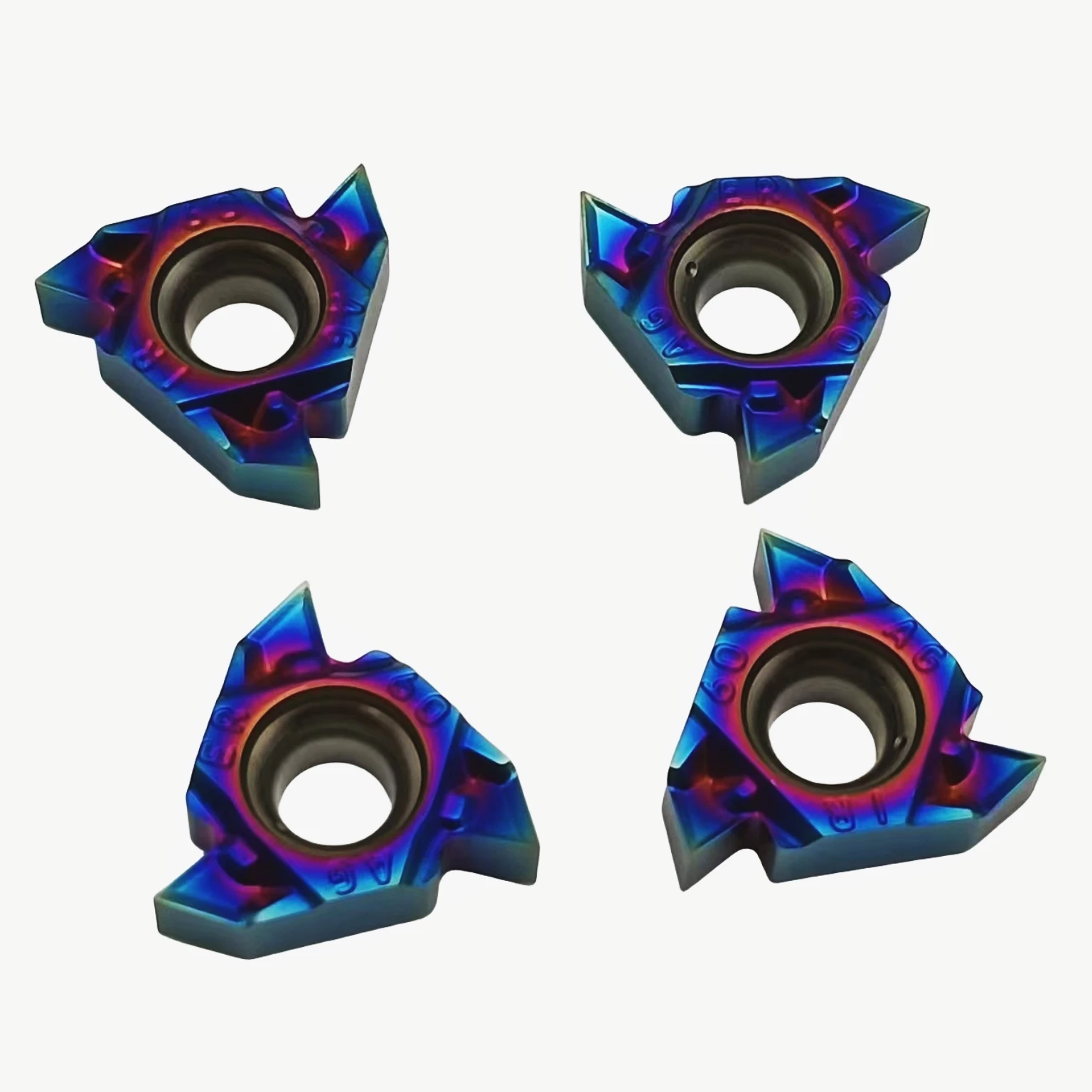 High quality MMT16ER AG60-S MMT16IR AG60-S nano blue thread insert cemented carbide blade CNC tool blade 16ER 16IR AG60