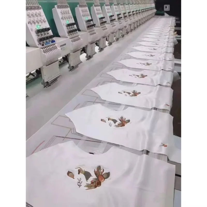 Automatic Computerized Embroidery Machine Multi Needle Equipment For Clothing And Promotional Product Embroidery
