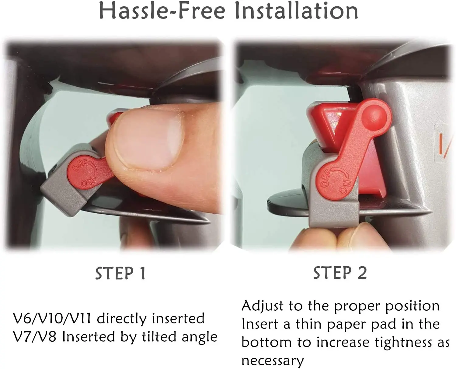 Uit-knop Aan/Uit Controle Klem Trigger Lock Voor Dyson V15 V6 V8 V7 V10 V11 Absolute/Dier/Motorhead Stofzuiger