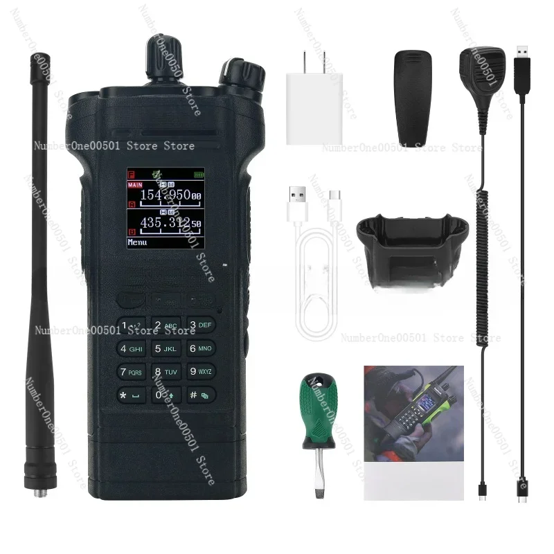 APX-8000 12W VHF UHF walkie-talkie dual-band wireless dual PTT handheld microphone