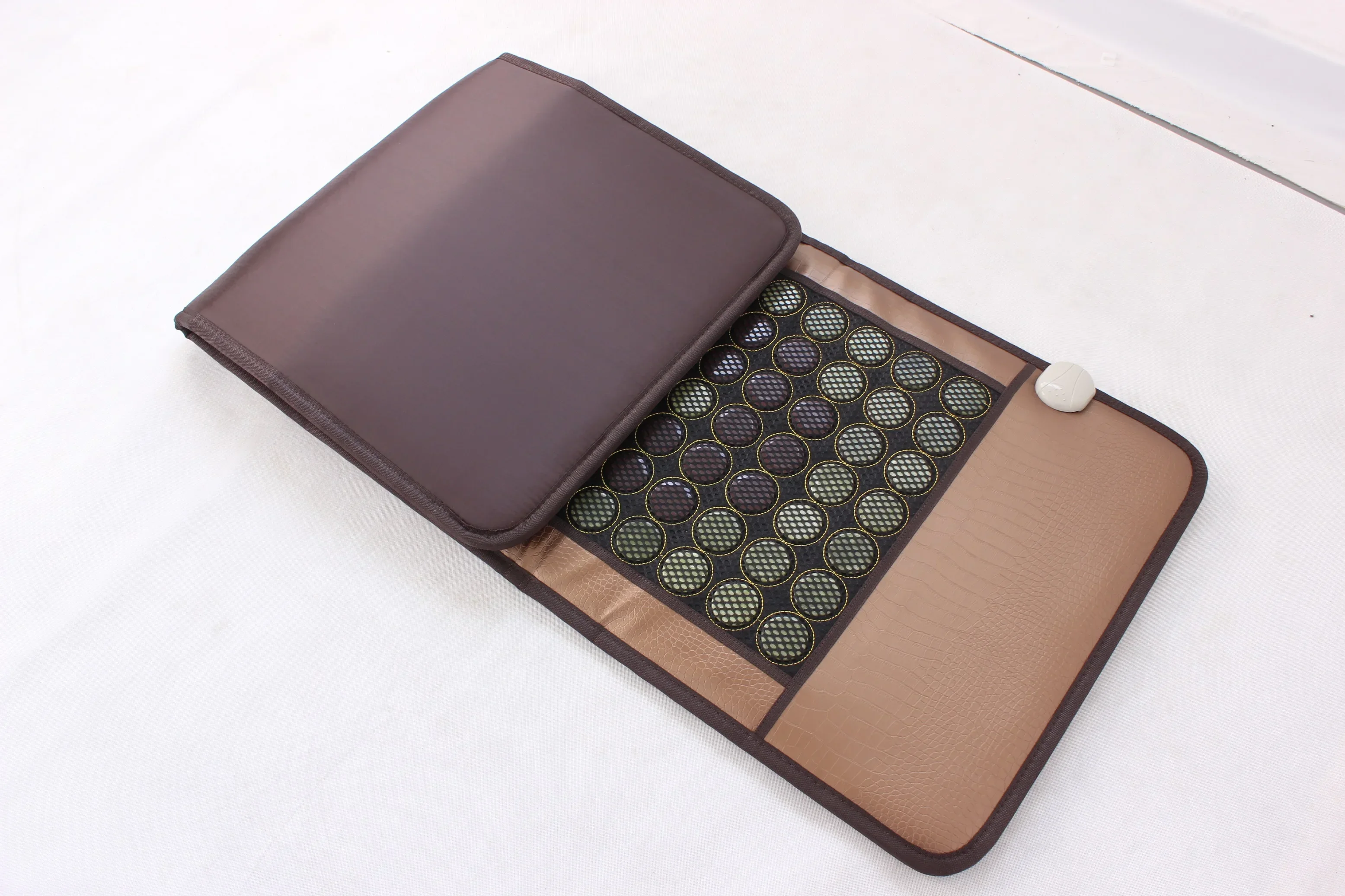 Asia countries popular  jade tourmaline stone mat pemf therapy  jade heating massage mattress