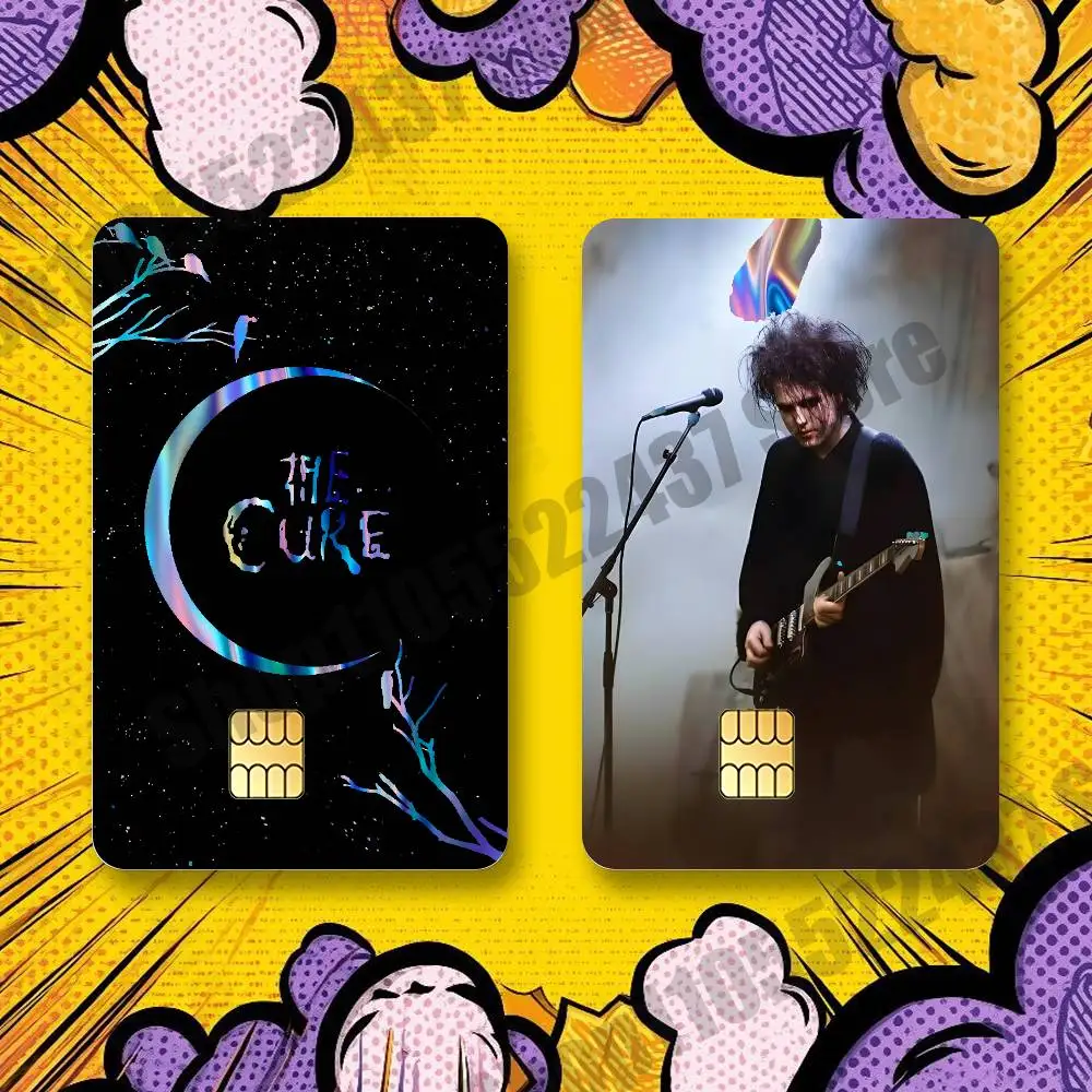 Band THE C-CURE Holographic Laser Shinny Film Skin Cover Sticker for Debit Credit Card Bank Card