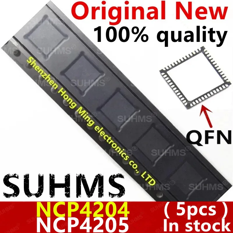 (5piece)100% New NCP4204 NCP4204MNR2G NCP4205 NCP4205MNR2G QFN-52